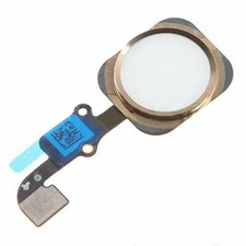 OEM Touch ID Home Button Flex Cable Replacement For iPhone 6S & 6S Plus Gold