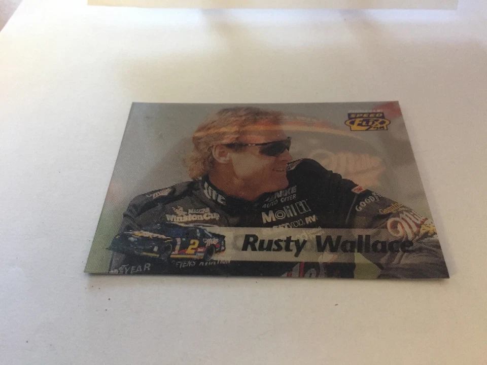 1996 Pinnacle Speed Flix Rusty Wallace #74 - Image 2 of 3