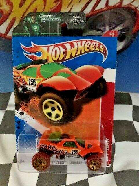 Hot Wheels 2011 HW Thrill Racers Jungle 2/6 212 Da'Kar ORANGE OR5SP Green Lanter