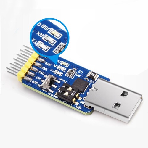 CP2102 6 in 1 Multi-functional Serial Module Adapter CP2102 USB to TTL 485 232 - Picture 12 of 13