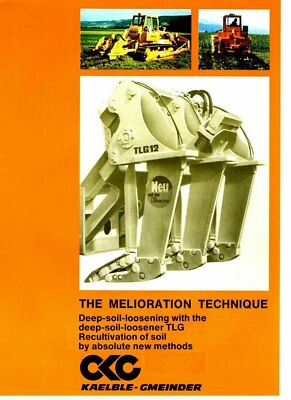 CKG TLG Tiefbodenlockerungssystem Meliorationstechnik Broschüre Broschüre 9369E