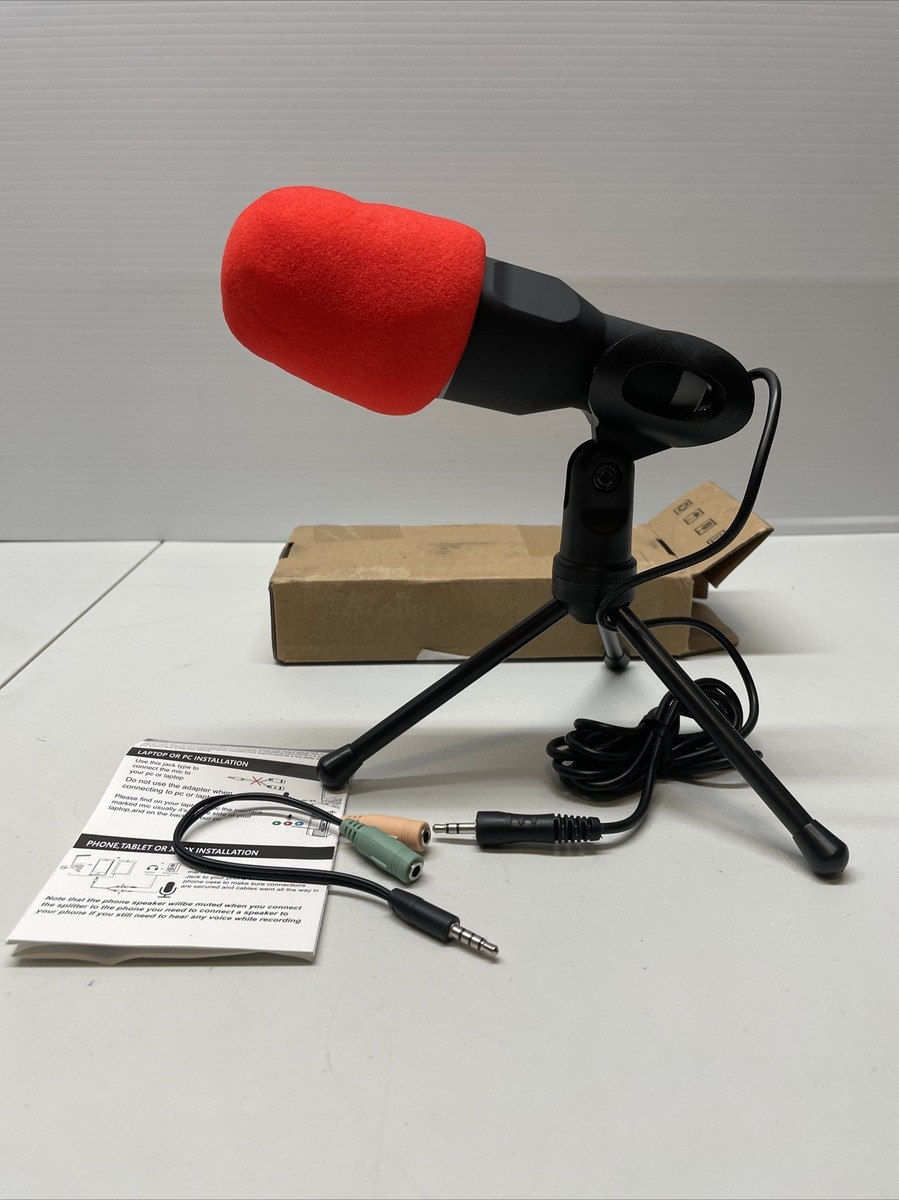 SOONHUA SH-666 Microphone 3.5MM Omnidirectional Mic W/ Stand | eBay