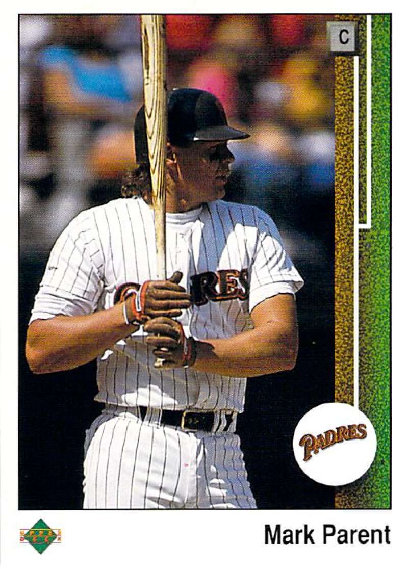 1989 Upper Deck #492 Mark Parent RC Rookie Padres 