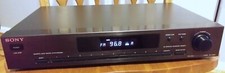 SONY ST-JX521 QUARTZ LOCK DIGITAL SYNTHESIZER AM/FM STEREO RADIO TUNER 60HZ 8W