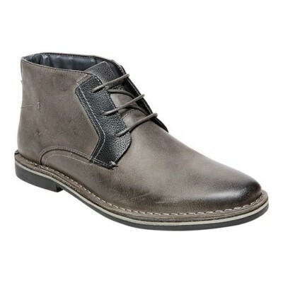 Steve Madden Herrin men’s boot size 12 leather Steve Madden Men Black Leather Chukka Boot Size 12 main image 3