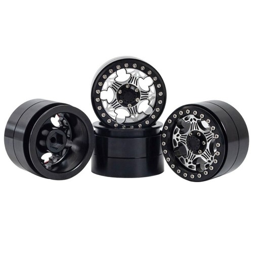 4Pcs 2.2 Inch Wheel Rim For 1/10 Axial Wraith RR10 Traxxas TRX4 TRX6 SCX10 CC02 - Picture 8 of 16