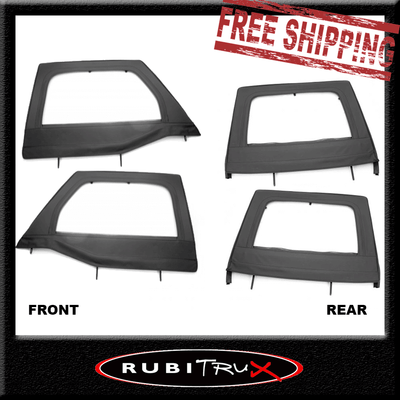 Front Rear Set Soft Upper Doors Half Doors Rugged Ridge Jeep