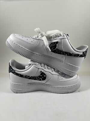 Size 8.5W - Nike Air Force 1 '07 Essentials Black Paisley Size 8.5W - Nike Air Force 1 '07 Essentials Black Paisley