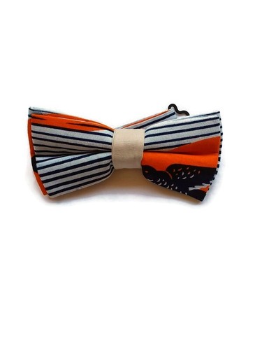Handmade African Bow tie and Pocket Square | Valentine Gift | Unisex | - 第 11/12 張圖片