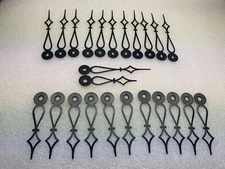 Quartz Battery Clock Hand Set of 12 for 7 to 8" dial