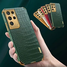 For Samsung Galaxy A51 A32 A73 A33 A13 A06 A36 5G Crocodile Pattern Leather Case