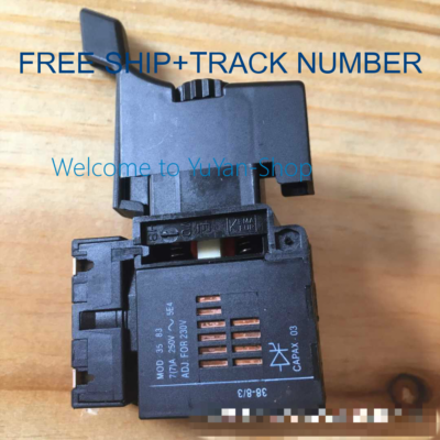 1pc NEW CAPAX-03 7A 250V MOD 35 83 Trigger Switch, Black #VXA109