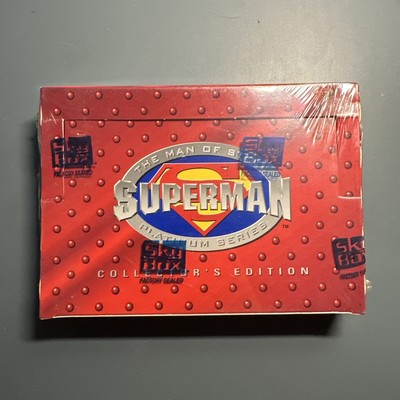 1994 Man Of Steel Superman Platinum Series Collectors Edition Sealed Sealed Box