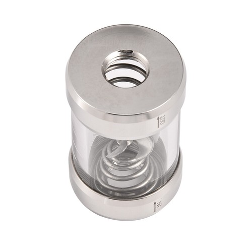 /4 Flow Indicator Flow Indicator PC Silver Metal Water Cooling Meter Water