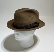 Vintage Capas Design Genuine Velour Imported Furs Godfather Made USA Brown Men 7