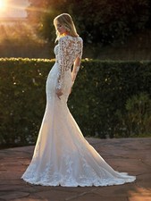 Las mejores ofertas en Vestidos de Novia Escote redondo talla