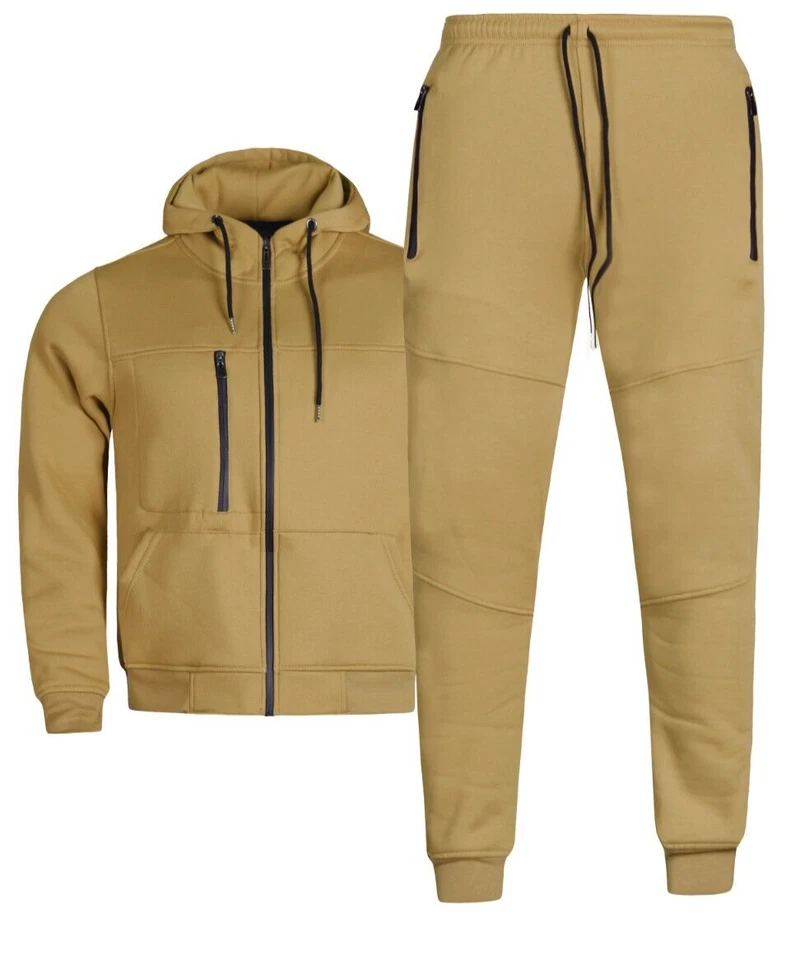 Traje técnico jogger sólido para hombre Sudadera polar PEQUEÑO A 5XL Correr Gimnasio Correr Foto 2 de 4