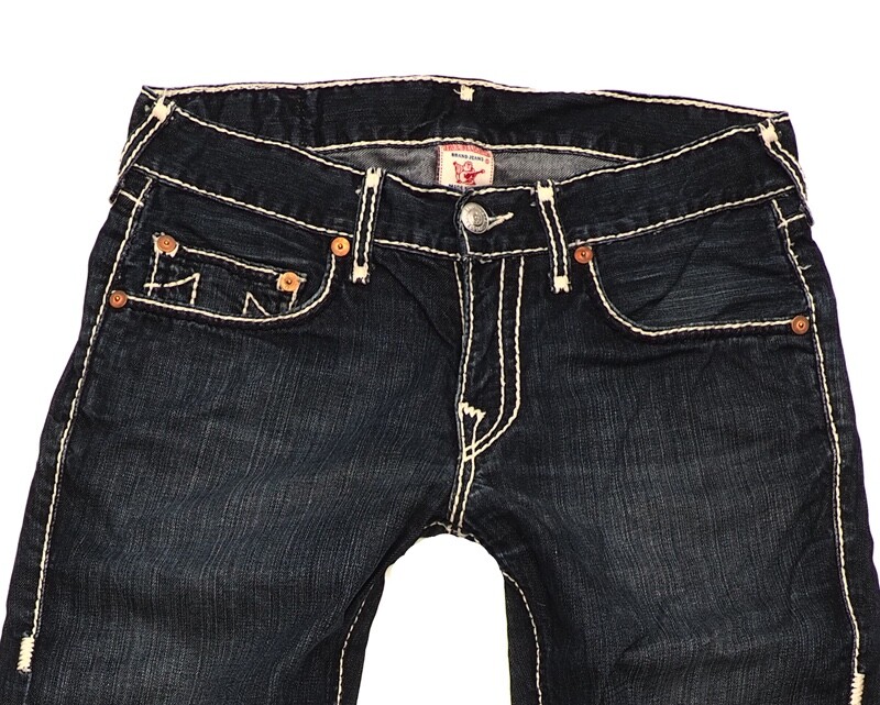 TRUE RELIGION STRAIGHT SUPER T HERREN JEANS – W31 L32 bobby**TOP 2025 31/32 **
