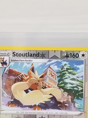 Stoutland Hp 160 Holo #135 Pokemon Card 2021 | eBay
