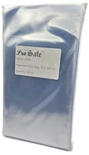 (Pack of 100) Pro-Safe Paperback Book Bags 2 Mil Poly 5" x 7 3/8" Archival Safe