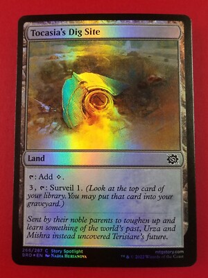 1x Tocasia's Dig Site | FOIL | The Brothers' War | MTG Magic Cards