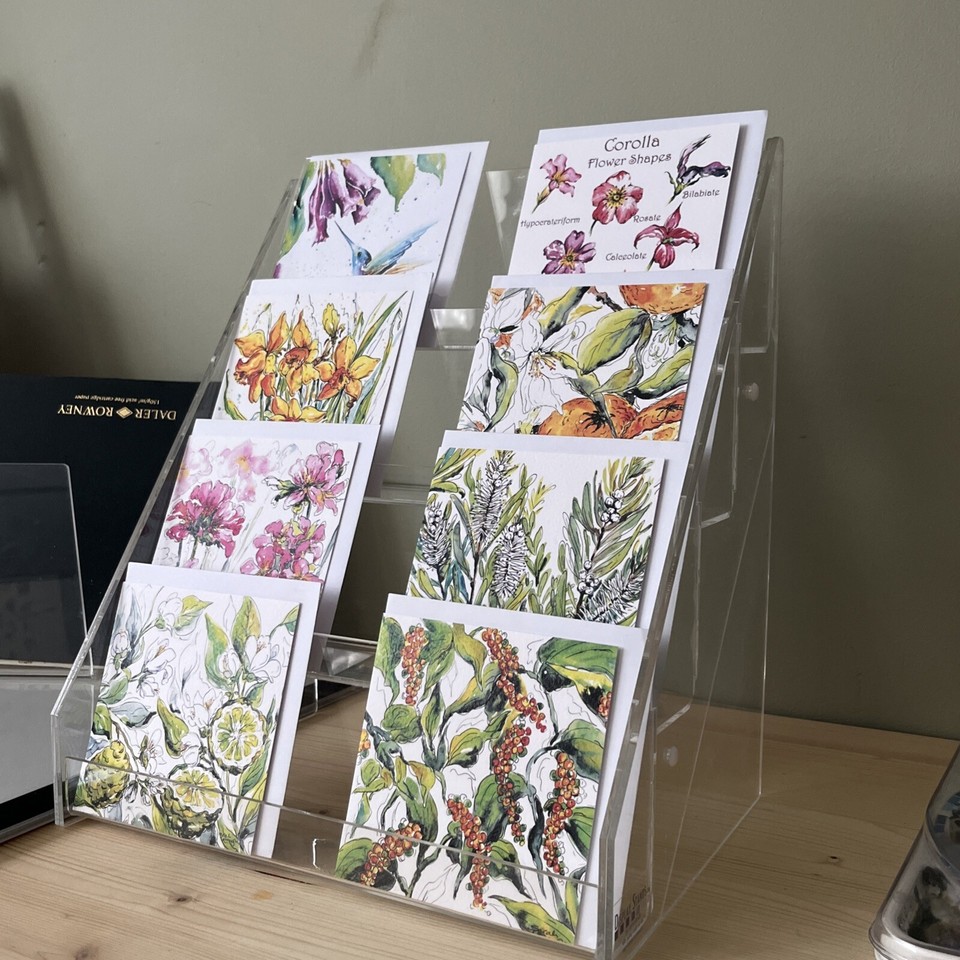 Acrylic Table Top Display Stand Rack Arts Craft Fairs Shops Home Office