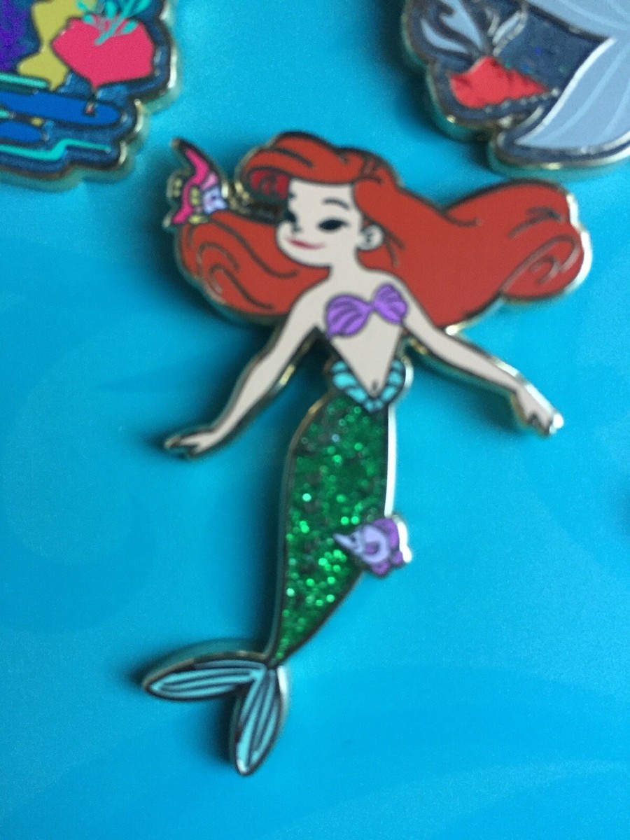 Disney D23 Expo 2019 30th The Little Mermaid Pin Set Limited Disney D23 Expo 2019 30th The Little Mermaid Pin Set Limited