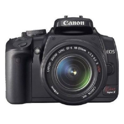 USED Canon EOS Kiss Digital X with 18-55mm Black Excellent FREE