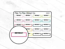 2559-1~~Birthday Boxes Planner Stickers.