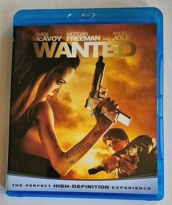 ""Wanted"" Blu-ray / Morgan Freeman, Angelina Jolie/James McAVOY With Subtitles