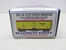 BRANCHLINE-#1214-URTX/NICKEL PLATEE-40' REEFER-#1552-KIT-HO SCALE