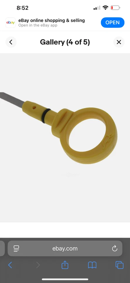 Vareta de óleo do motor compatível com 2008-2010 Dodge Grand Caravan DORMAN - AJUDA - Imagem 3 de 4