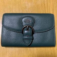 COACH Folding Wallet Dark Green