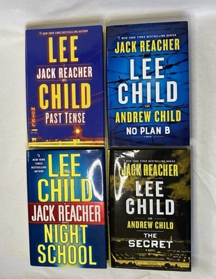 Jack Reacher 1st Ed Night School No Plan B Past Tense The Secret Lee Child book