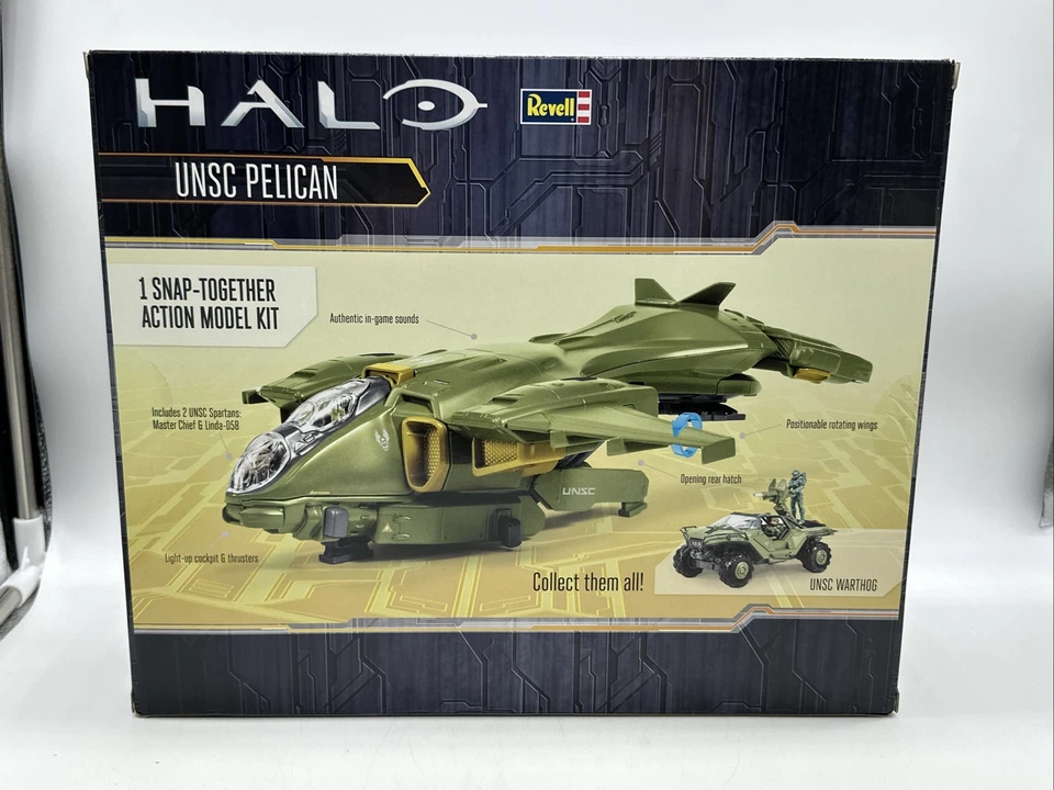 Revell Halo UNSC Pelican & UNSC Warthog Model Kits 85-1767 & 85-1766 - Image 3 of 4