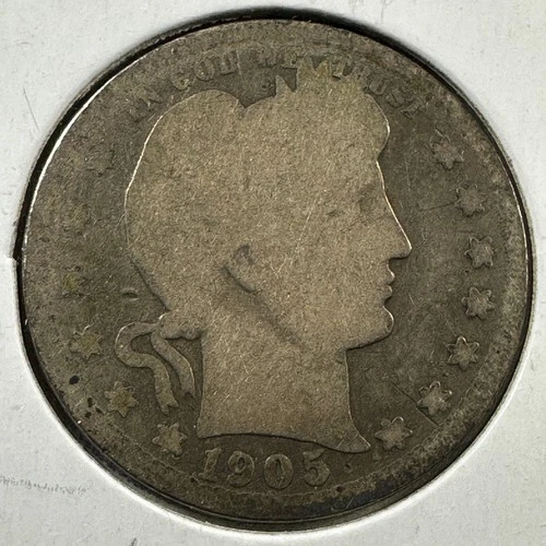 1905-S 25C Barber Quarter (87419)