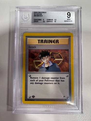 Brock (1st Edition) graded BGS 8.5 for sale on eBay