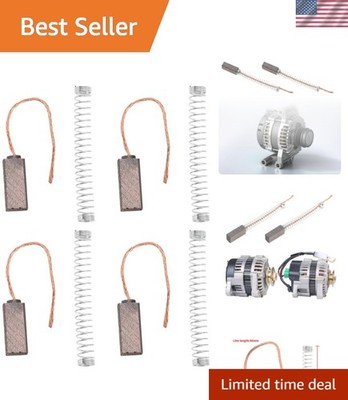 2 Pair Carbon Brush Replacement Compatible with Valeo Alternator PX602 PX60 0...