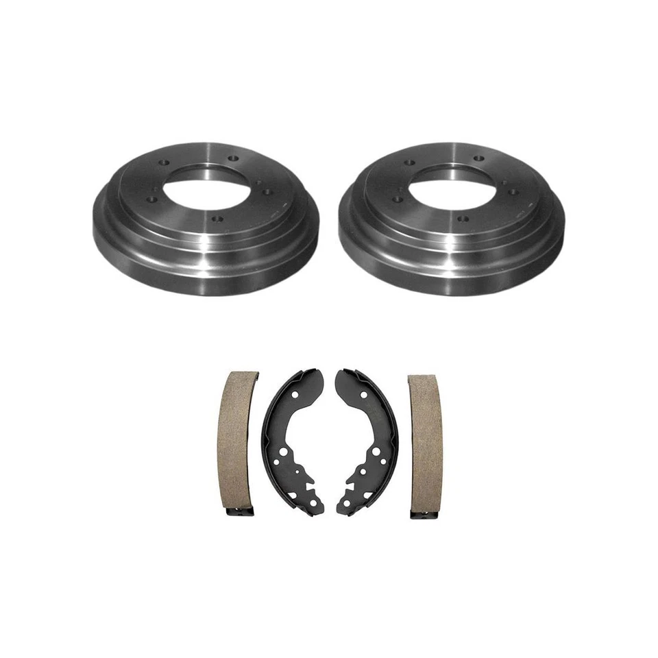 Kit trasero tambores de freno y zapatas de freno para 1996-1997 Geo Tracker 2 puertas - Raybestos Foto 4 de 4