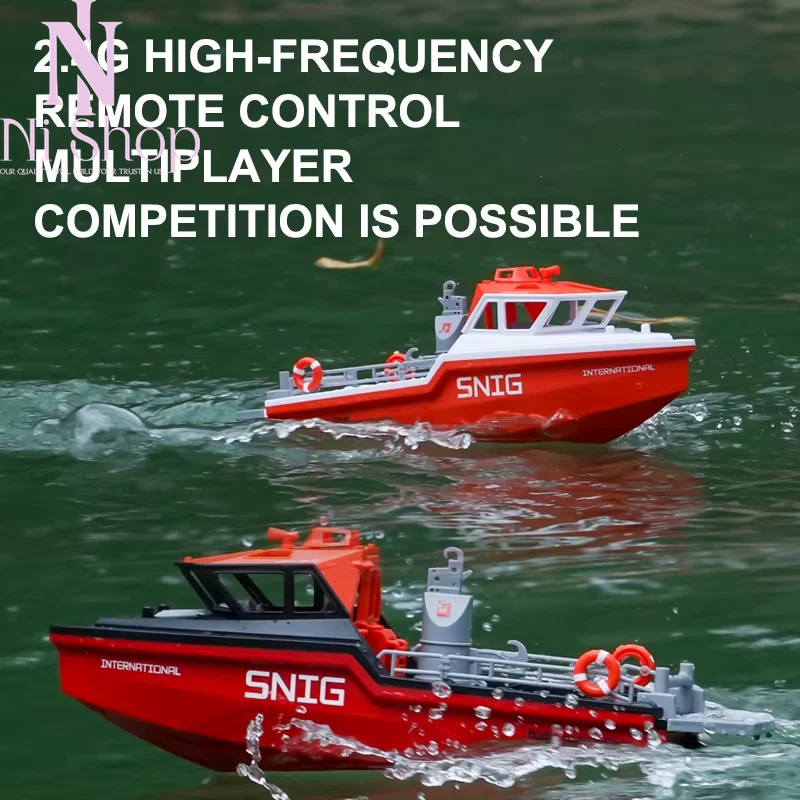 1/32 RC Boat 2.4GHz Rescue Boat Powerful Brushless Motor Long Range Toy Gift NEW - Image 4 of 4