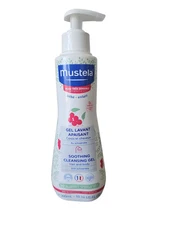 Mustela Baby Soothing Cleansing Gel - Fragrance-Free Hair & Body Wash, Sensitive