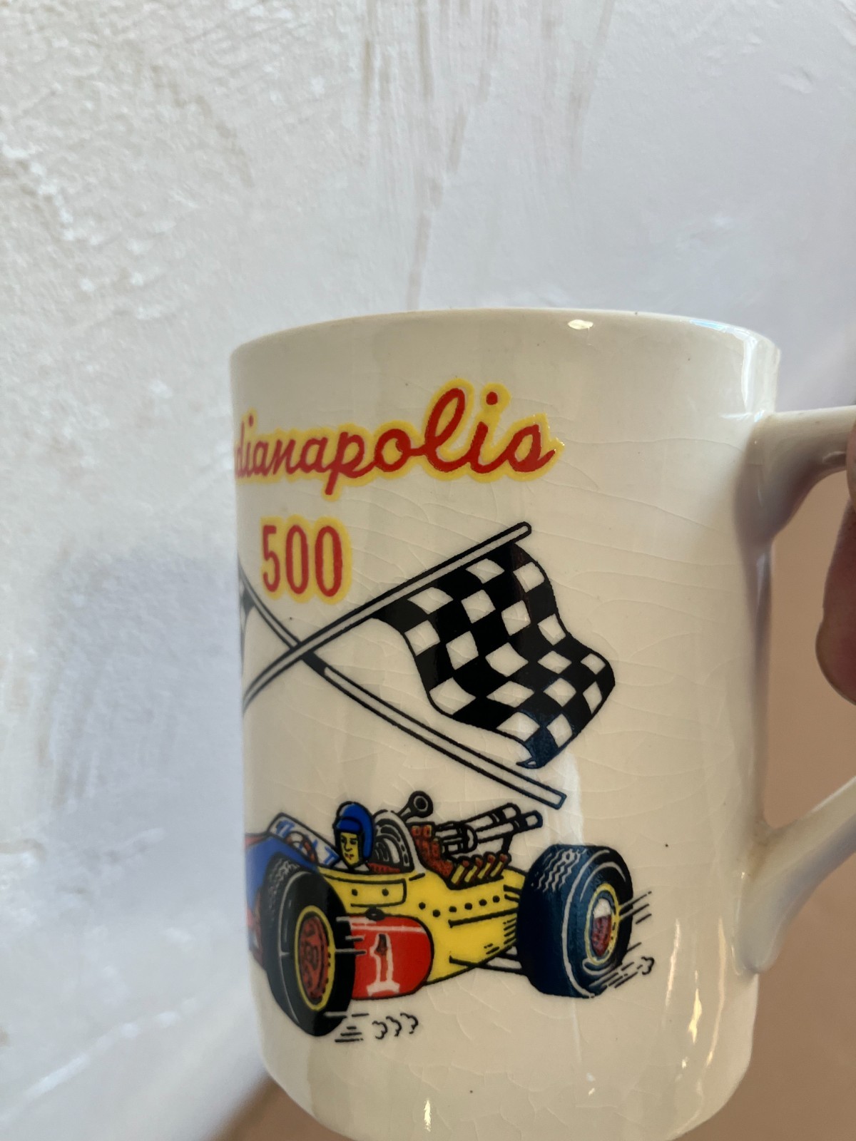 2 Indianapolis 500 Coffee Mugs 1968 era