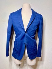 1690 Mens BOGLIOLI "K-Jacket" Blue Sport Coat Blazer 46EU 36R US