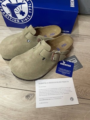 Birkenstock Boston BS Taupe NEU Größe 38