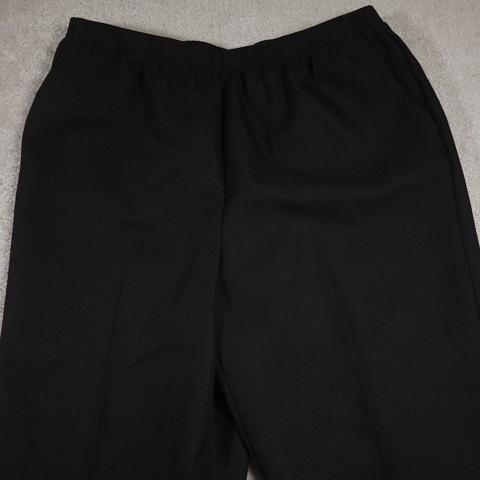 Alfred Dunner Pants Womens 16 Pull On Straight Leg Stretch Classic Polyester - Image 3 of 4