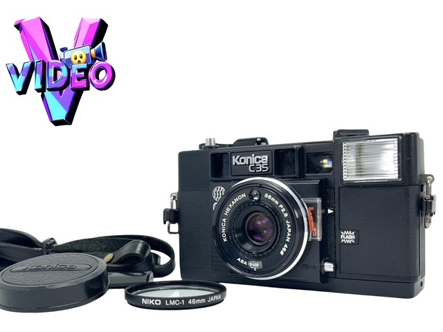 Konica C35 vintage camera equipment - eBay listing photo 2