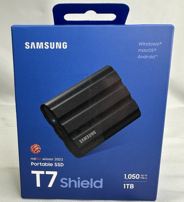 Samsung T7 Shield - 1TB External USB 3.2 Gen 2 SSD - MU-PE1T0S - New
