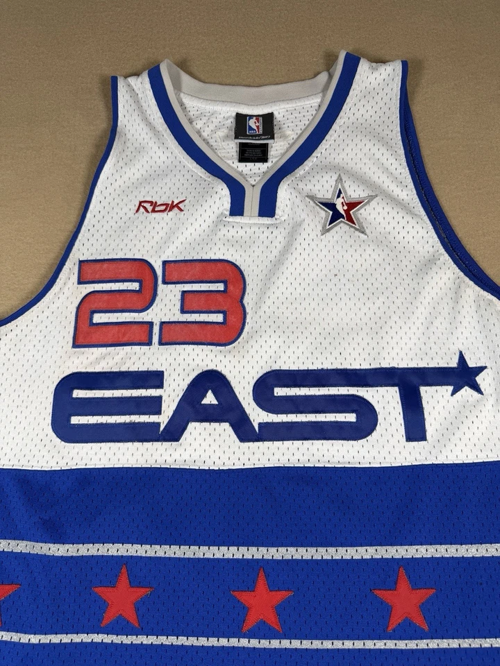 Vintage 2006 NBA All-Star Game Cleveland Cavaliers Reebok LeBron James Jersey L - Image 2 of 4