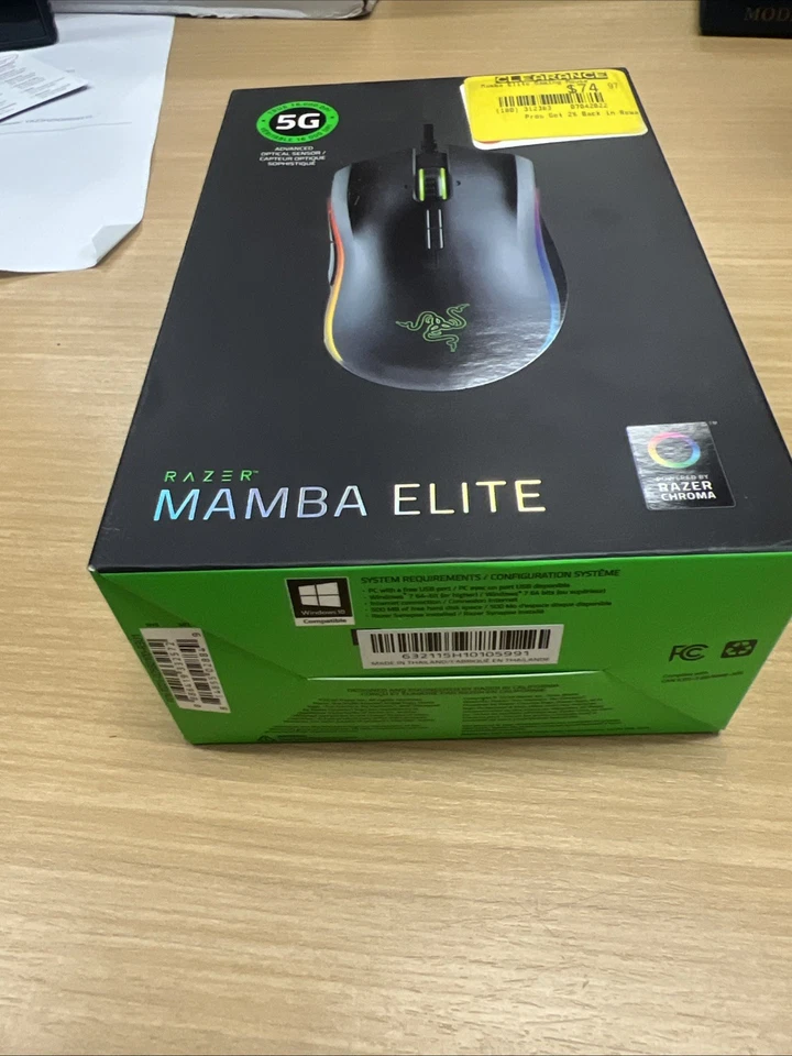 Razer Mamba Elite Gaming Mouse 5G True 16,000 DPI Optical Sensor - Image 3 of 4