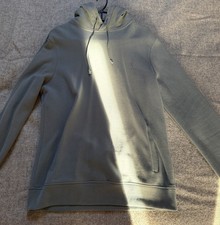 AllSaints Raven OTH Gothic Grey Hoodie Size Small Organic Cotton New RRP £85